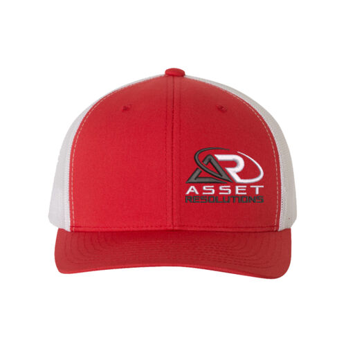 Six-Panel Retro Trucker Cap - Black/White Thumbnail