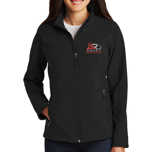 Ladies Core Soft Shell Jacket - Red/Grey Thumbnail