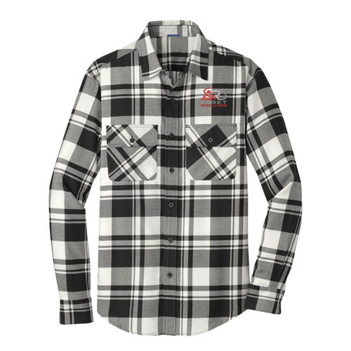Plaid Flannel Shirt - Red/Grey Thumbnail