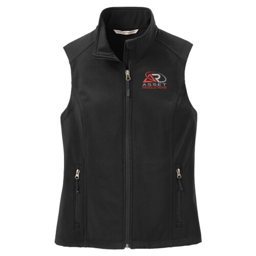Ladies Core Soft Shell Vest - Red/Grey Thumbnail