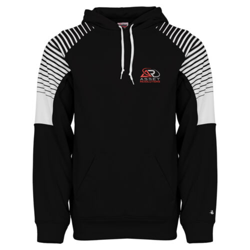 Lineup Hooded Pullover - Red/Grey Thumbnail